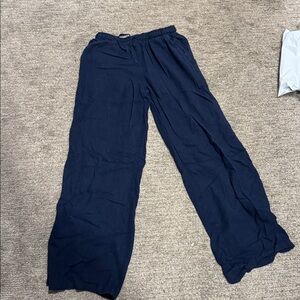 PacSun Dark Blue Linen Pants